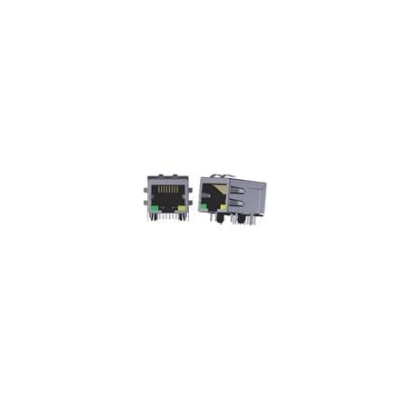 Abracon Modular Connectors / Ethernet Connectors Rj45 Jack W/Mag 1X1 1000Base-T ARJM11A1-805-AB-EW2